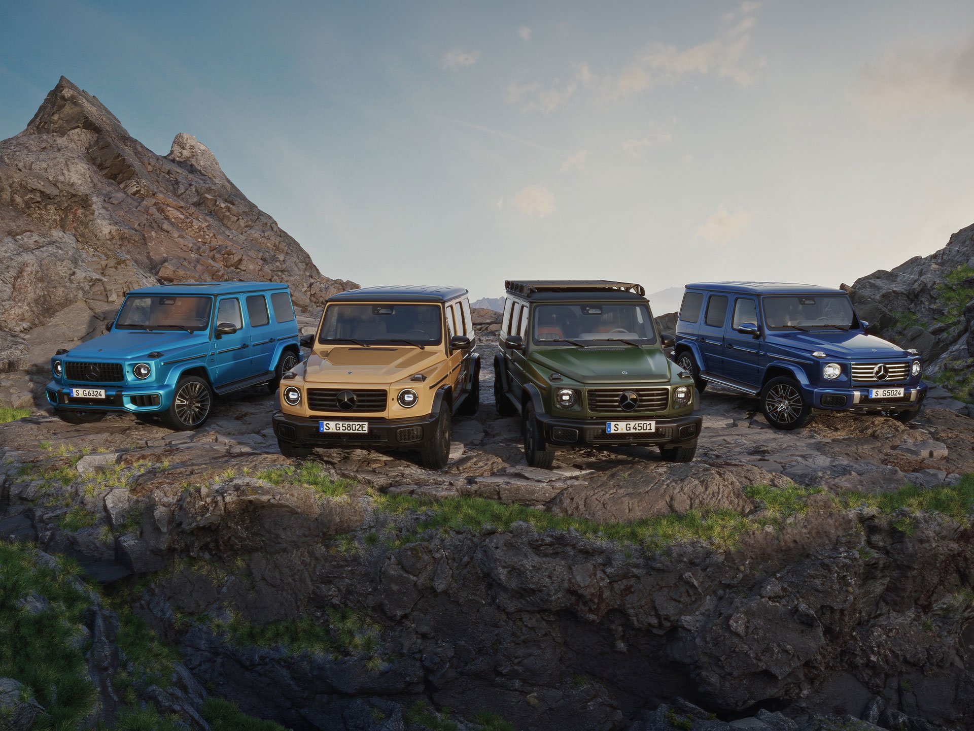 Bevezetés | G-osztály márkaterület | Mercedes-Benz A Mercedes-Benz G-osztály.