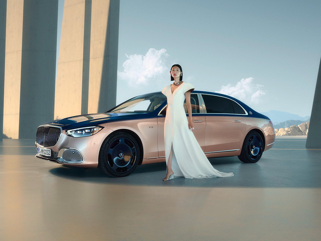 The brand | EQS SUV | Mercedes Maybach A Mercedes-Maybach S-osztály oldalnézetből.