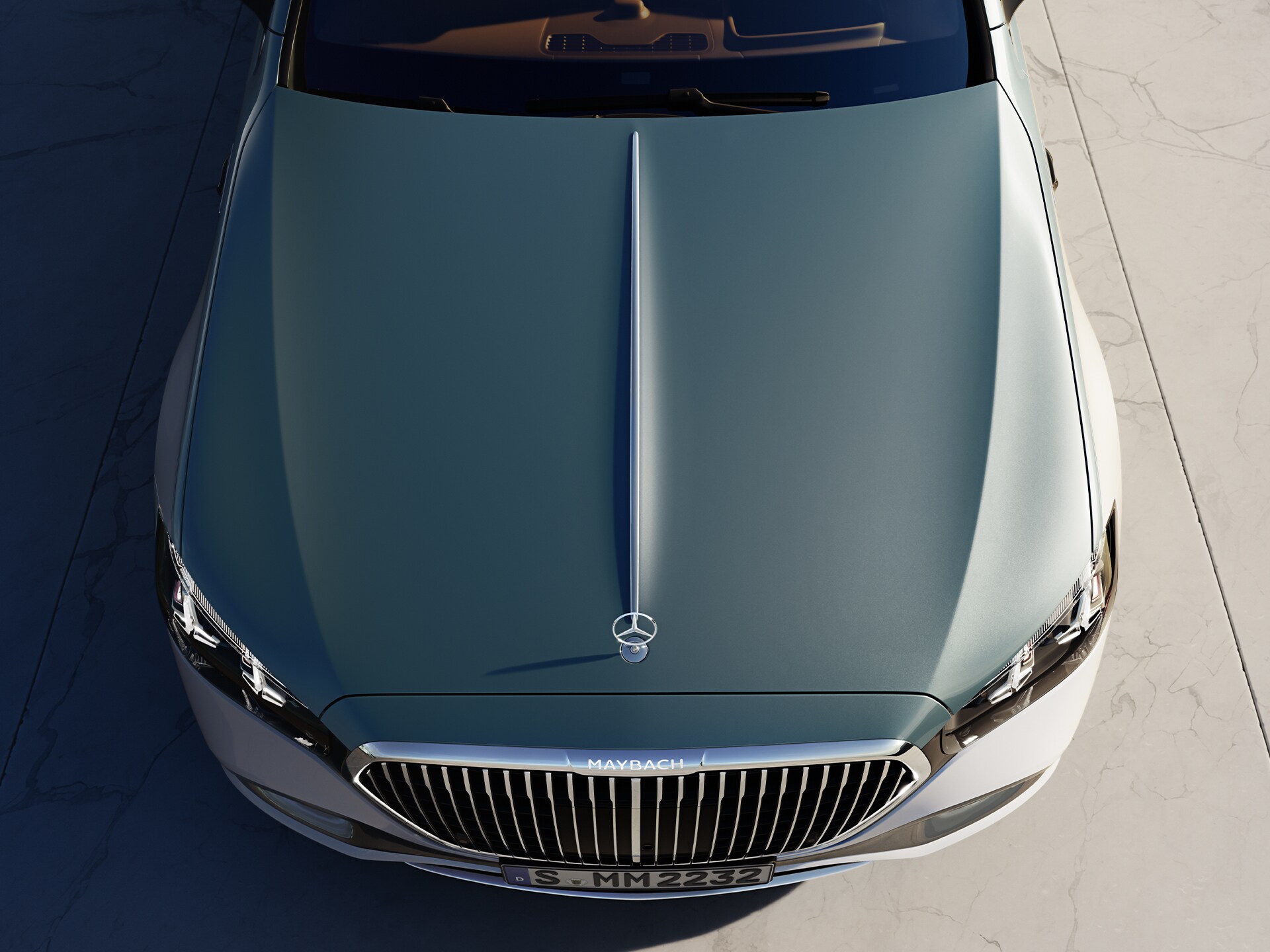 A Mercedes-Maybach S 580 e EQ technológiával.