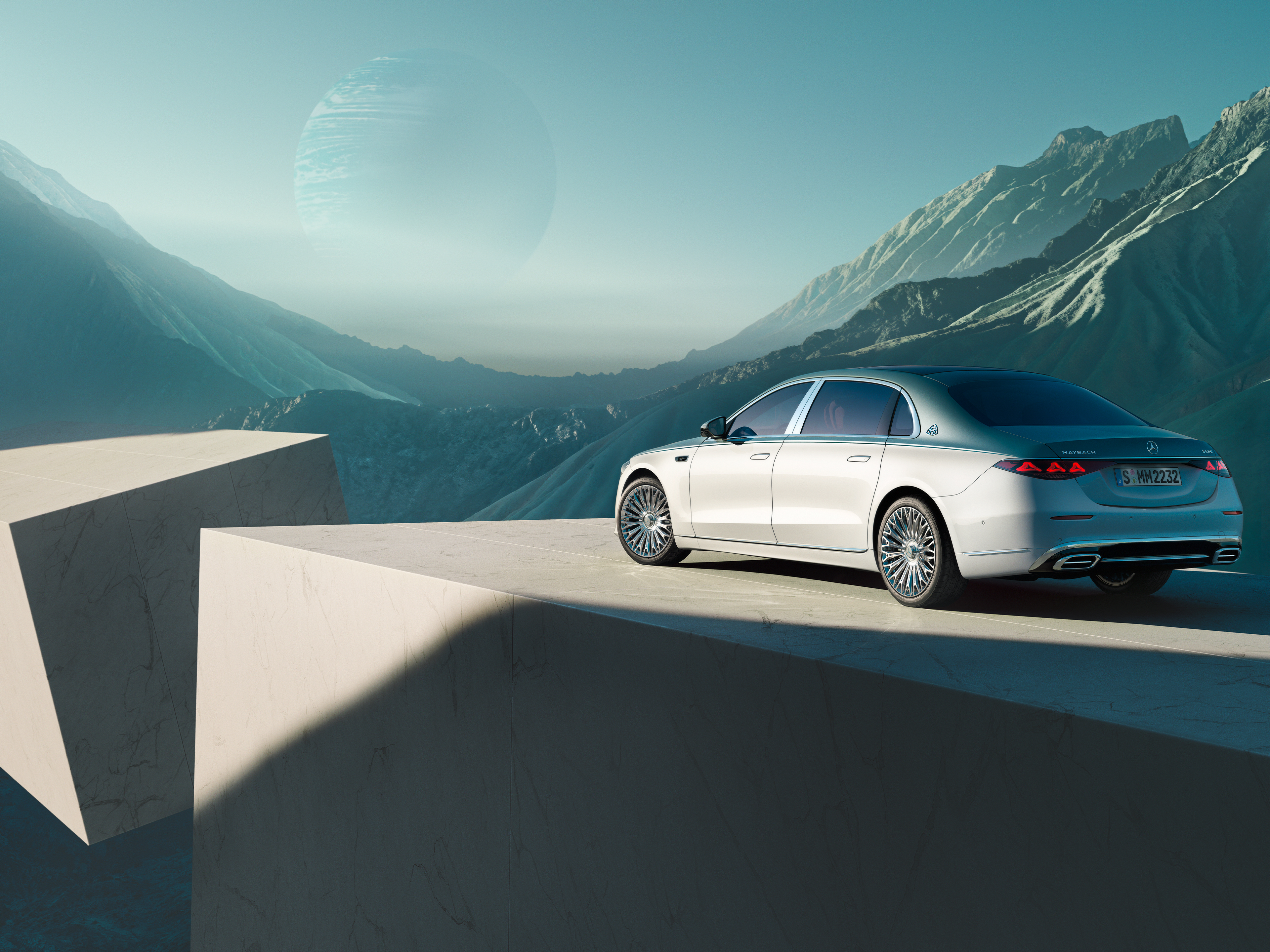 S-osztály | Védjegy | Mercedes-Maybach A Mercedes-Maybach S-osztály oldalnézetben.