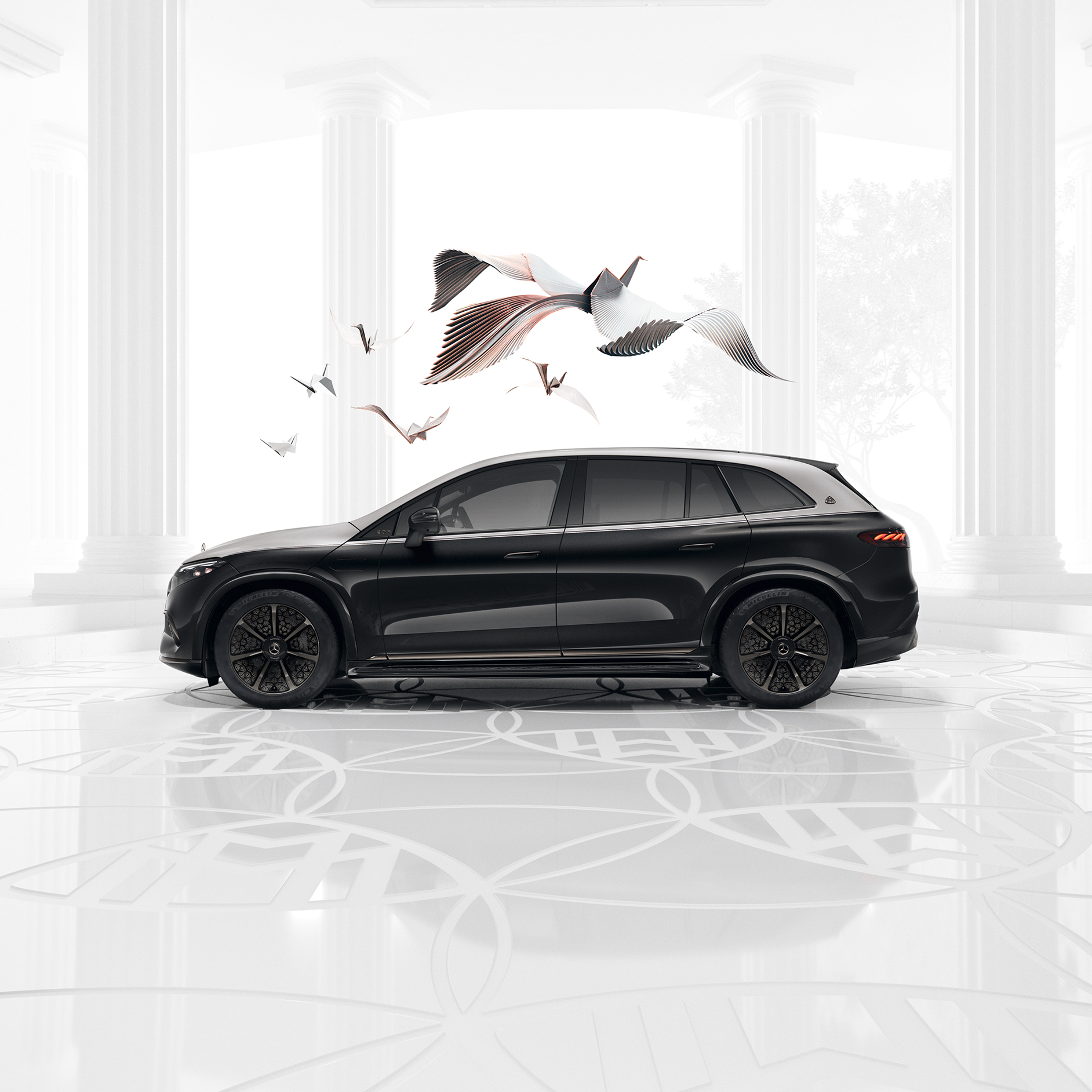 Mercedes-Maybach egy sakktáblán Mercedes-Maybach egy sakktáblán