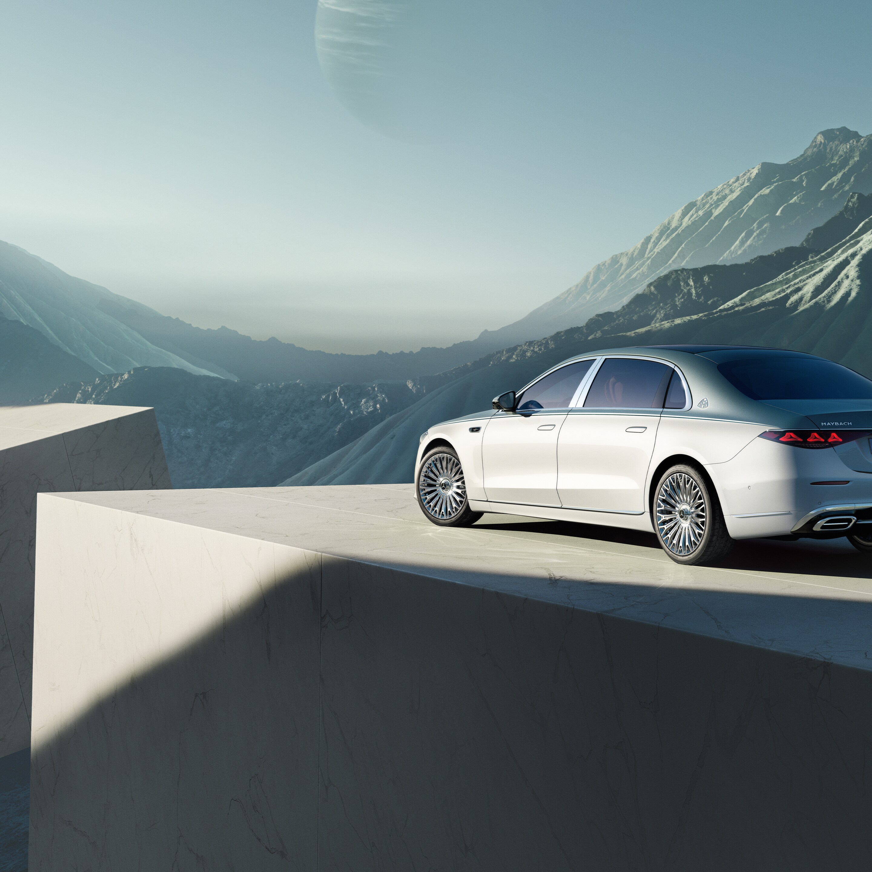 A Mercedes-Maybach S-osztály külső megjelenése.