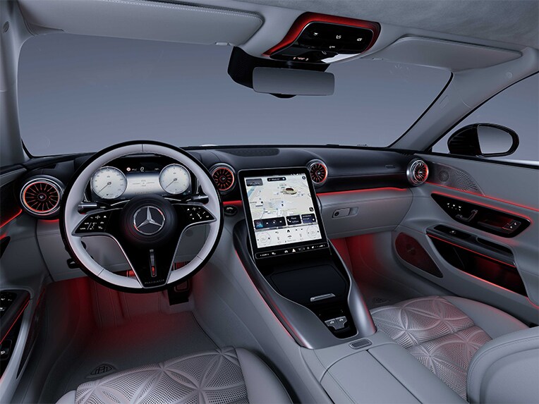 A Mercedes-Maybach SL 680 Ambiente megvilágítás.