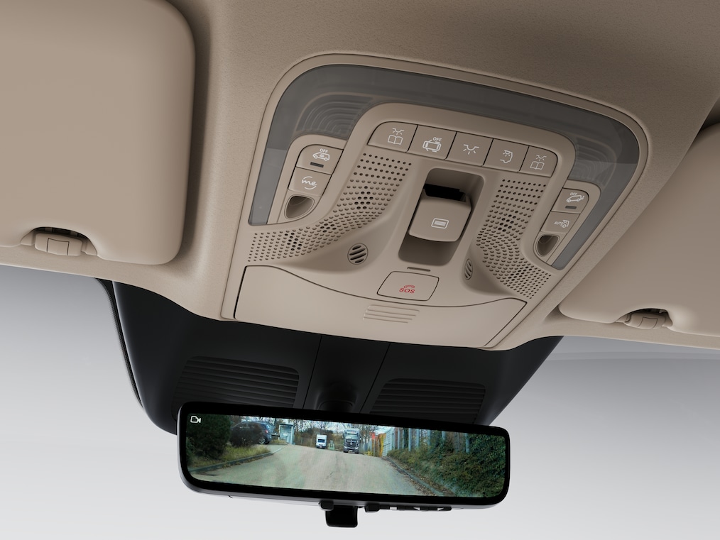 A digitális visszapillantó tükör a V-osztály Marco Polo HORIZON modellben.