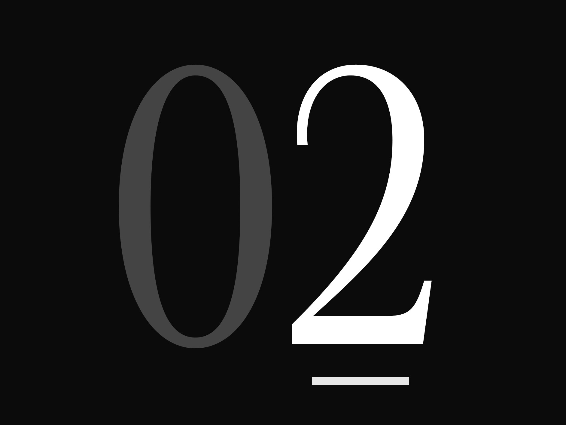 Egy nagy "02" szám.