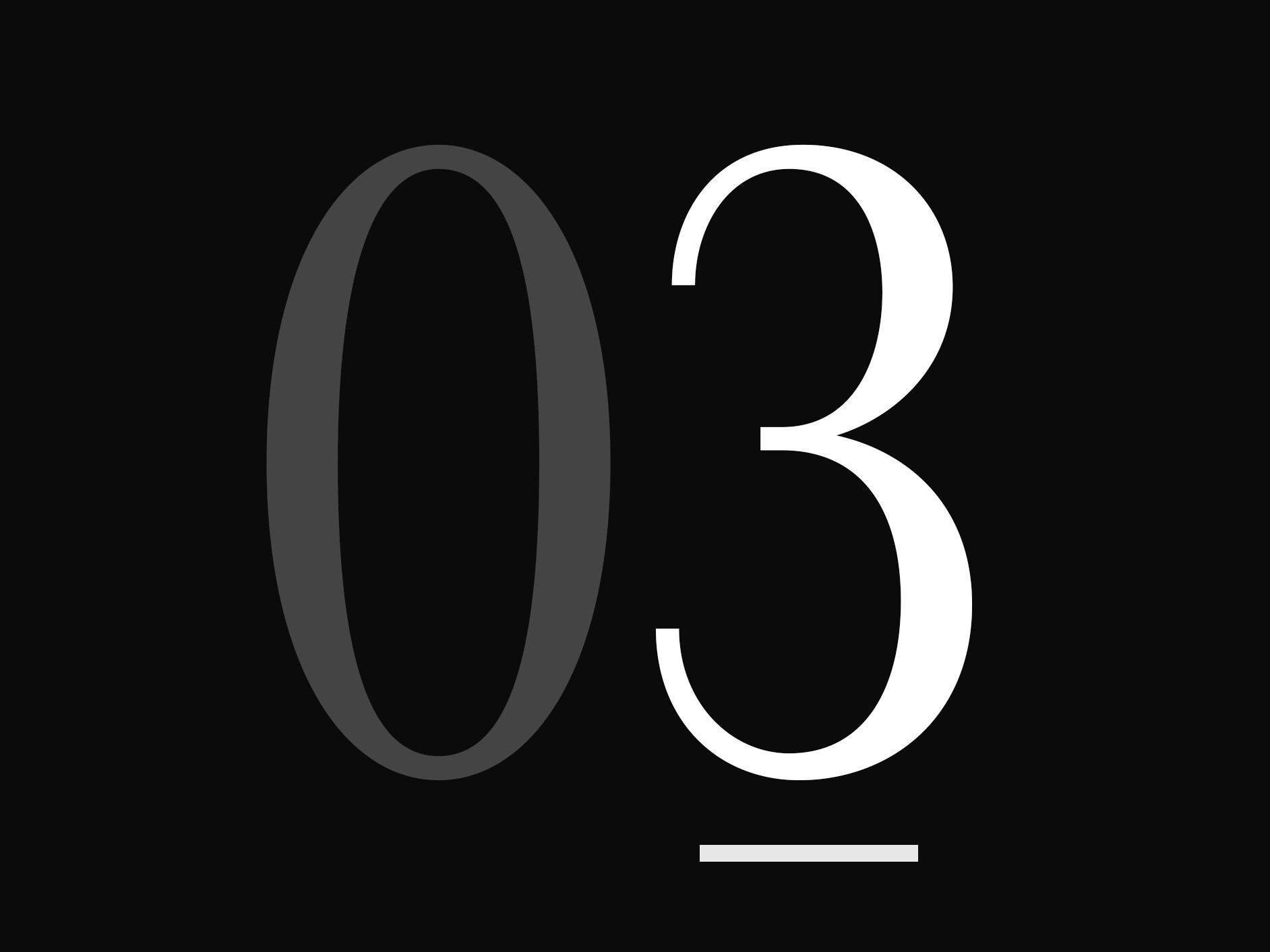 Egy nagy "03" szám.