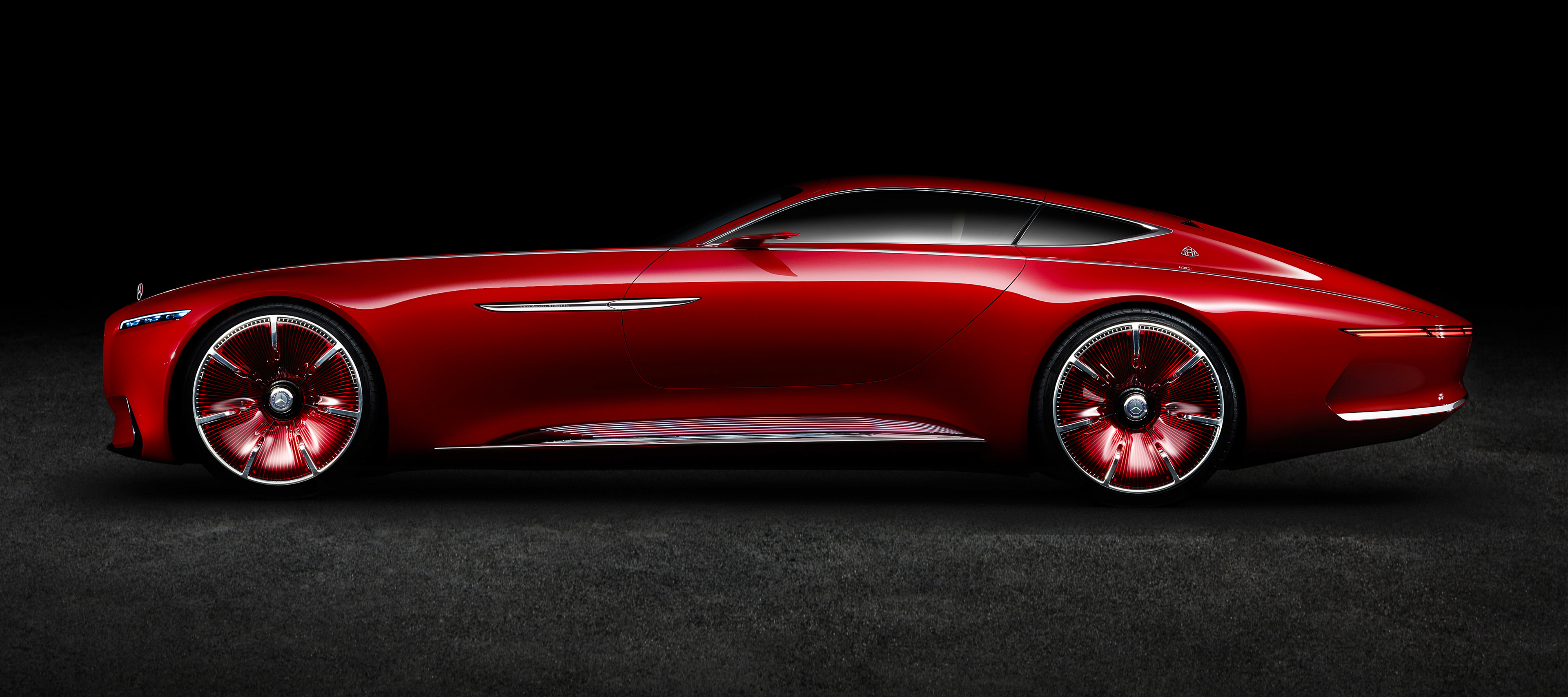 Vision | Mercedes-Maybach 6 | Mercedes-Benz A Vision Mercedes-Maybach 6 oldalnézetben
