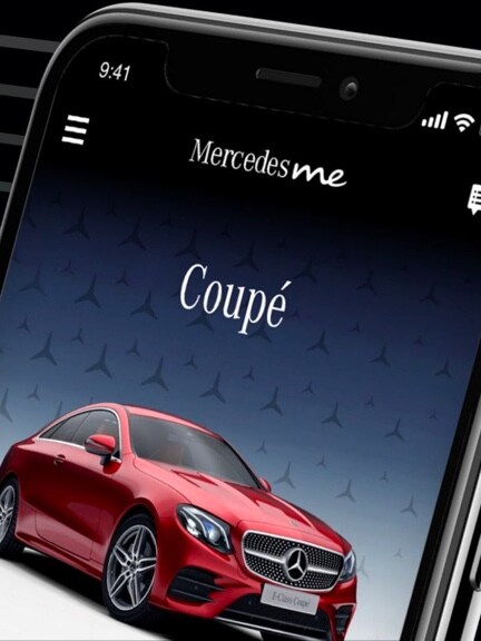 Mercedes-Benz jövőbeli álomautók megjelenítése az okostelefonos alkalmazásban