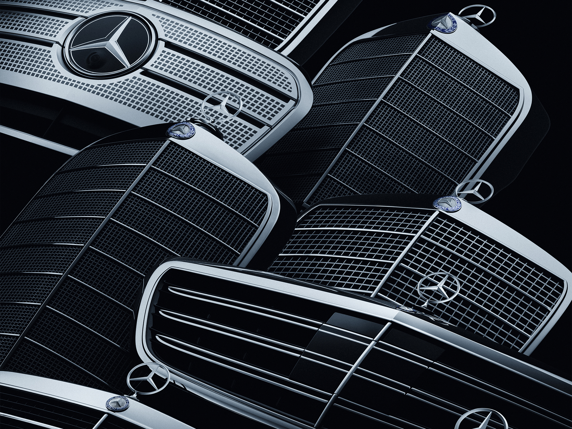 Minőség | Mercedes-Benz Mercedes-Benz hűtőrácsok gyűjteménye.