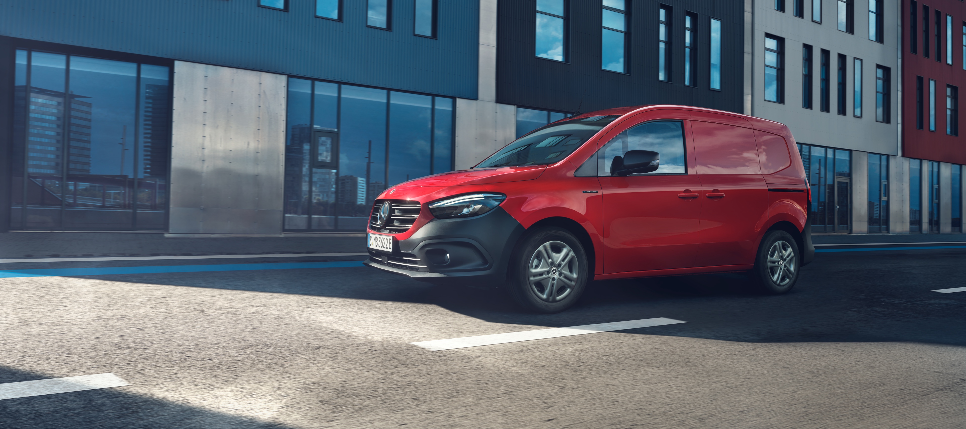 Alternatív hajtások | Citan zárt áruszállító | Mercedes-Benz A Mercedes-Benz eCitan zárt áruszállító.