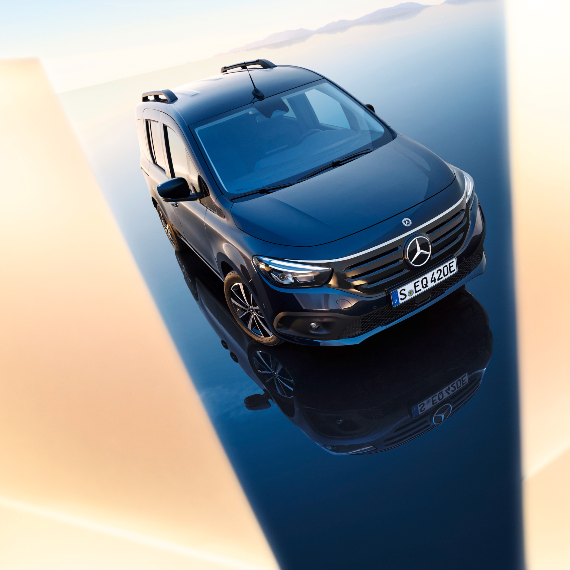 Modelláttekintés | EQT | Mercedes-Benz A Mercedes-Benz EQT külső megjelenése.