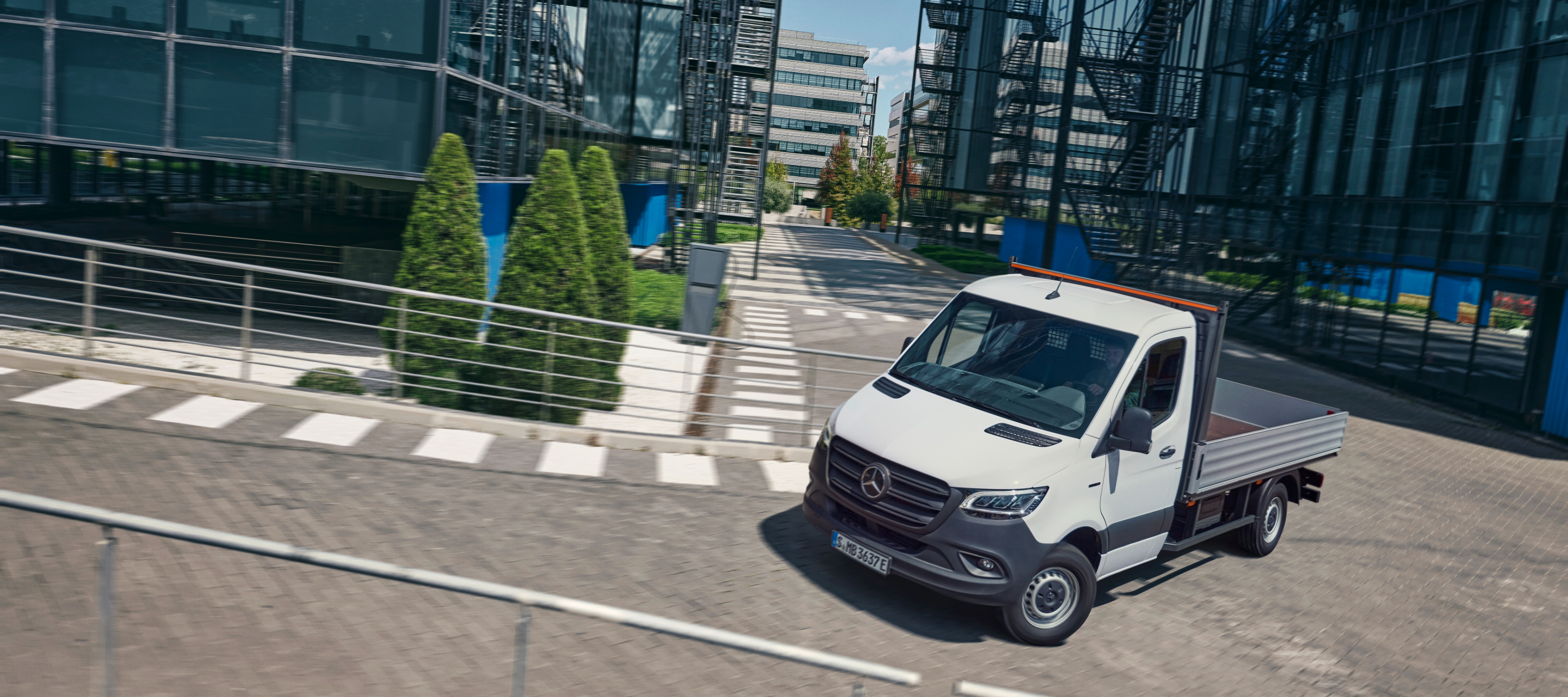 Járműösszehasonlítás | eSprinter alváz | Mercedes-Benz A Mercedes-Benz eSprinter alváz.