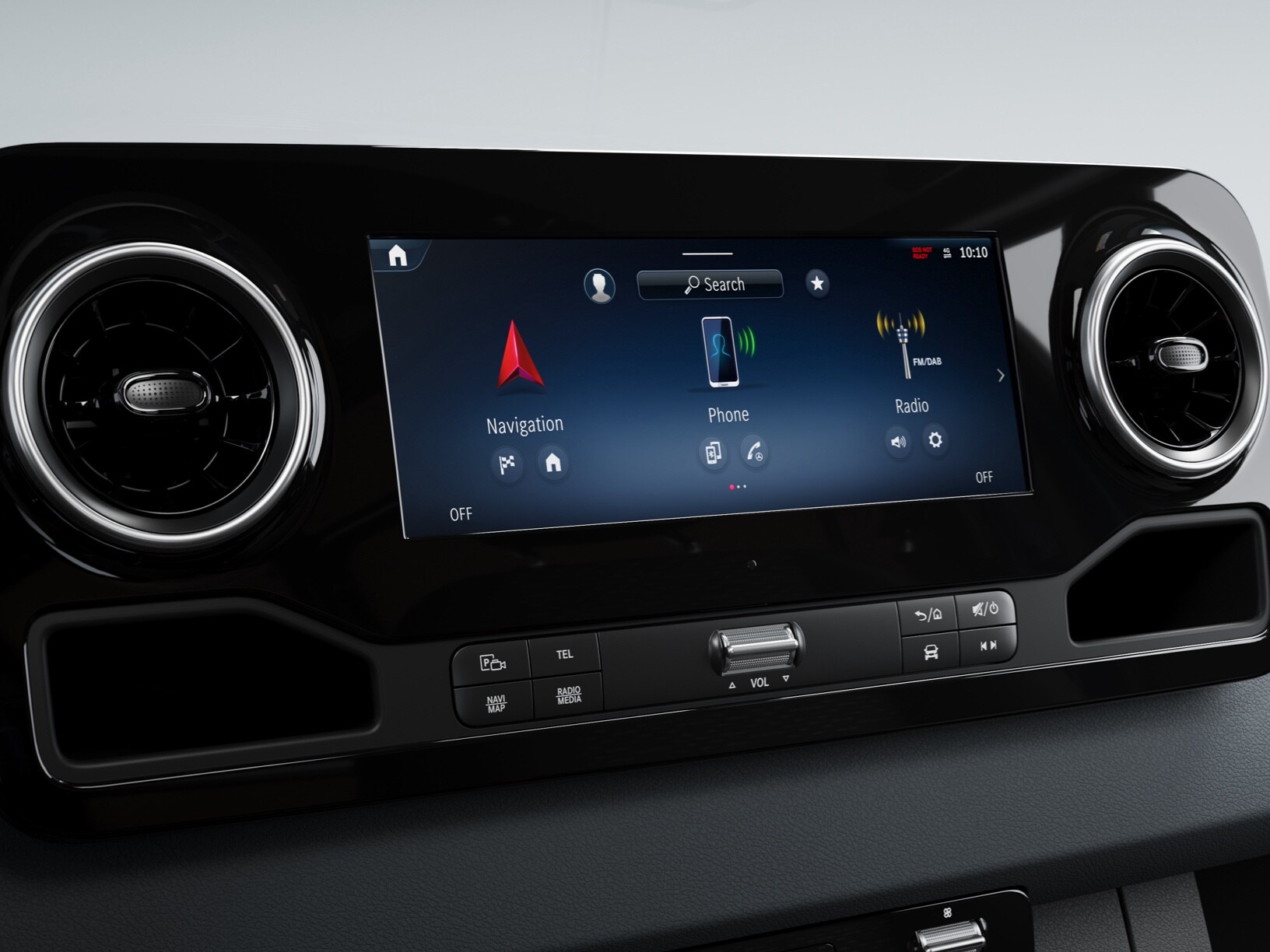 Az MBUX multimédiás rendszer a Mercedes-Benz Sprinterhez.