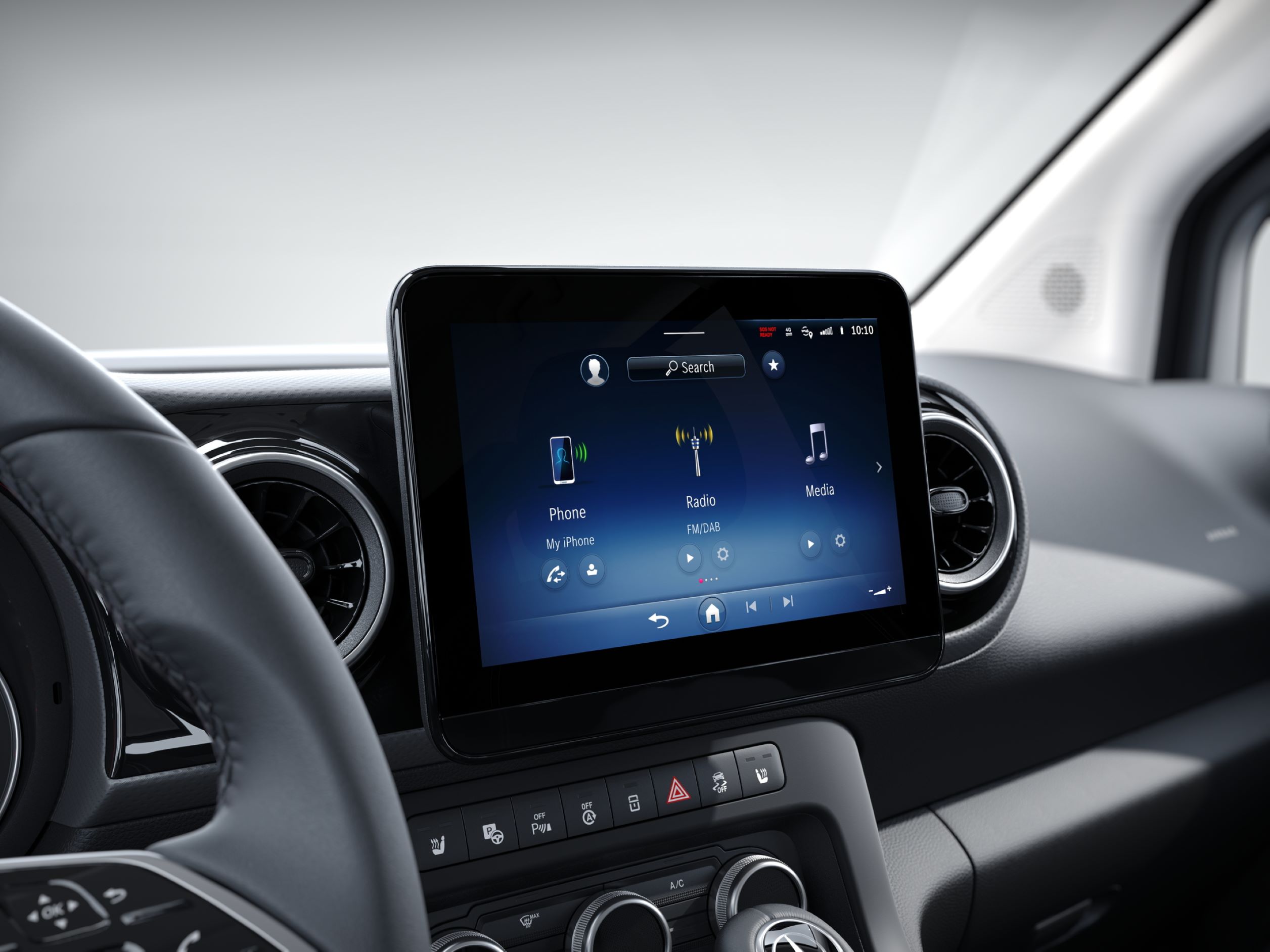 Személyszállítás | Mercedes-Benz Az MBUX multimédia-rendszer a Mercedes-Benz kishaszongépjárművekhez.