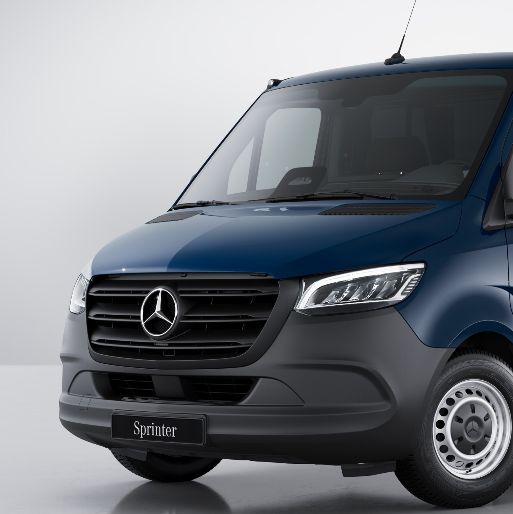 A Mercedes-Benz Sprinter alváz.