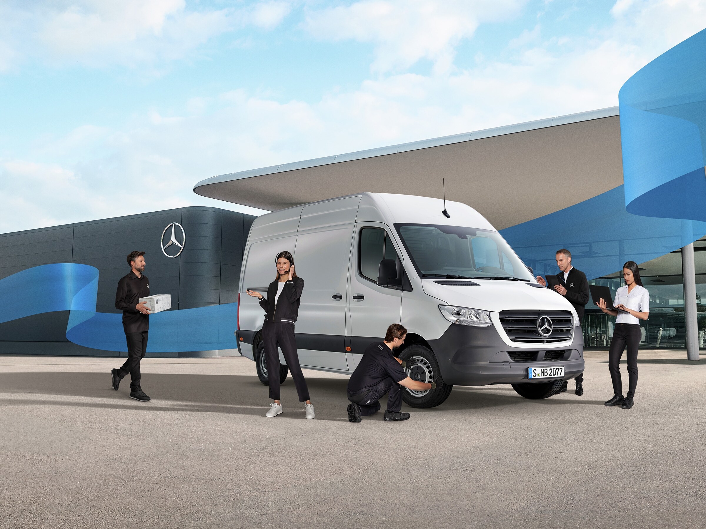 A Mercedes-Benz Sprinter szervizelése és ügyfélszolgálata a modern haszongépjármű-iparban.