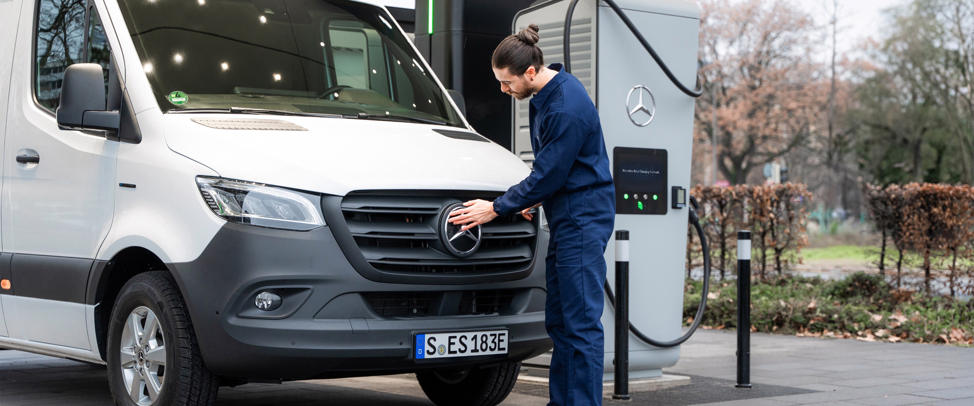 A töltési megoldások az Ön Mercedes-Benz elektromos kishaszonjárműve számára.