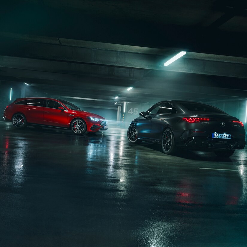 Az új Mercedes-AMG CLA 45 4MATIC+ Shooting Brake electric.