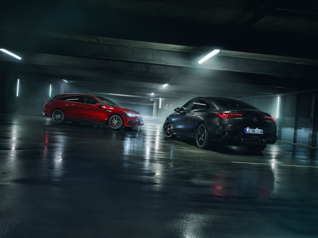 Az új Mercedes-AMG CLA 45 4MATIC+ Shooting Brake electric.