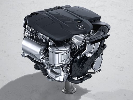 Az AIRMATIC műszaki ábrázolása hátsótengely-kormányzással az új Mercedes-Benz GLC SUV-ben.